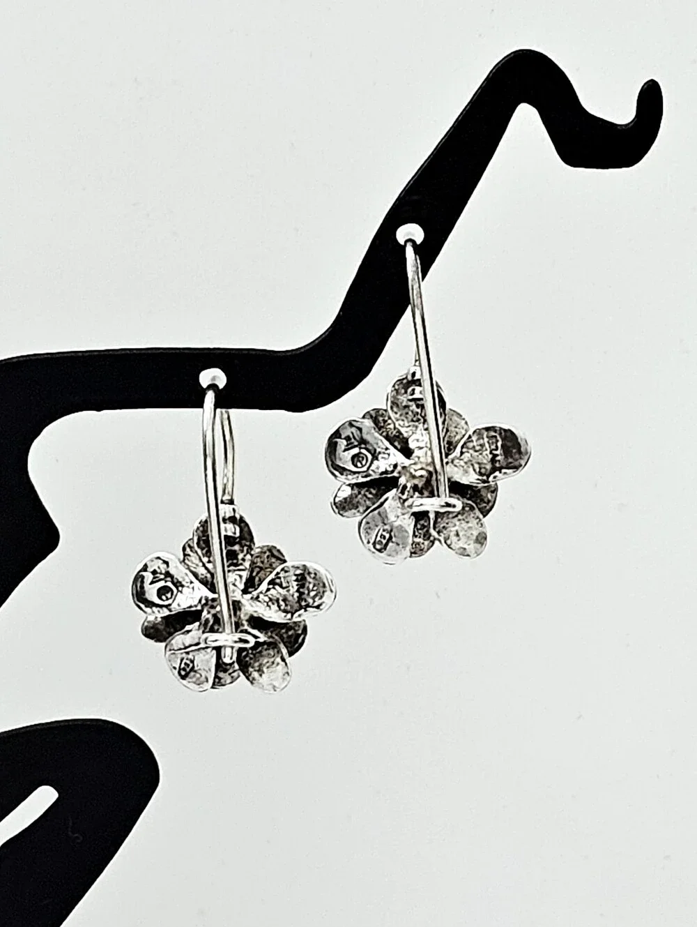 Silpada Sterling Silver Pearl 'Love Bloom' Floral Petite Earrings W1768
